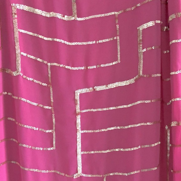 Liliana Pink with Gold Sequin party dress New without Tags Never Worn - Picture 3 of 10